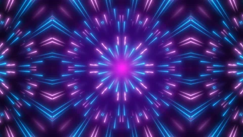 Neon lights disco background abstract Video stock 131366192