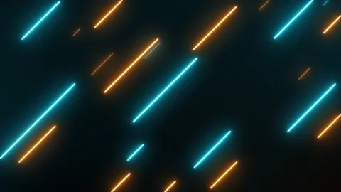 Neon lights effect background. 4K video seamless pattern looping Stock-Footage 154422693