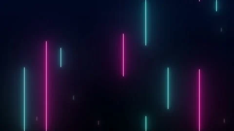 Neon lights effect background. 4K video seamless pattern looping. Stock-Footage 205429127