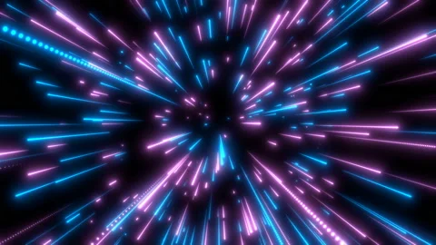 Neon lights effect background speed Stock Footage 131366419