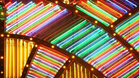 Neon Lights Stock Footage 78568713