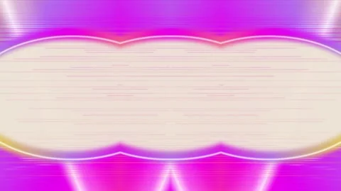 Neon Lights Frame with Abstract Background Stock Footage 284394417