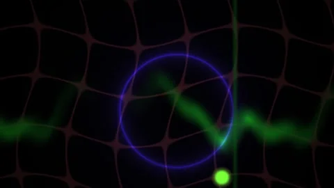 Neon lights on grid background. Stock Footage 340038239
