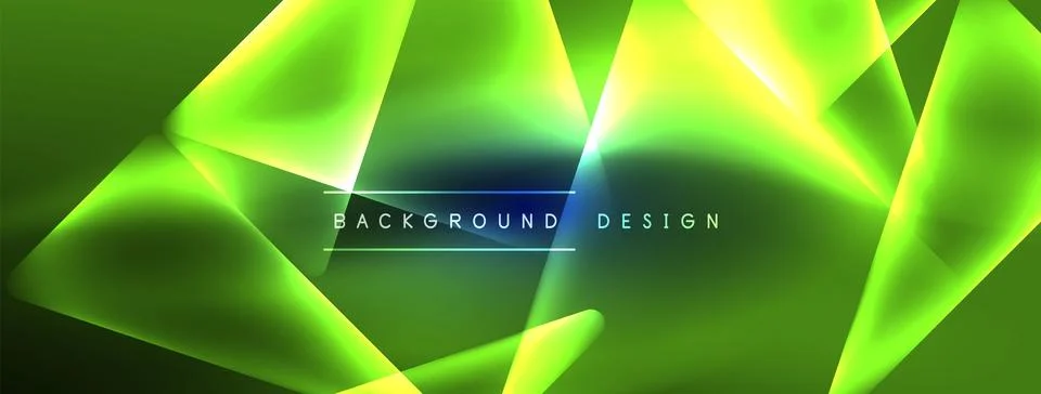 Neon lights hacking geometric background, virtual reality or artificial イラスト素材