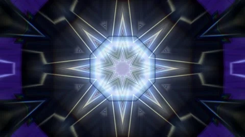 Neon lights kaleida background Stock Footage 68038746