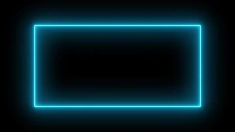 NEON Lights motion loops square circular motion draws Stock Footage 250463940
