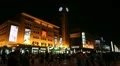 Neon Lights by night, Shoppers, Famous Shopping Silver Street in Beijing, China HD Footage