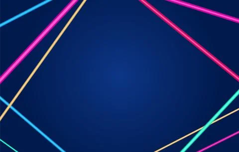 Neon Lights Ray Background Stock-Illustration
