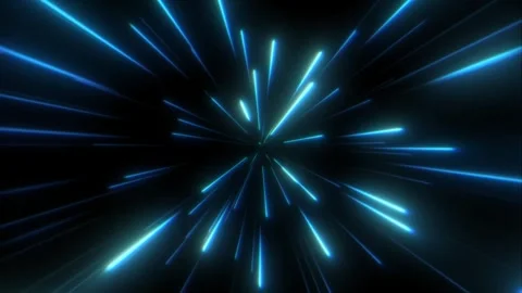 Neon lightspeed effect Stock Footage 303351936