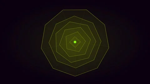 Neon lime neon web for geometric web visuals. Professional psychedelic motion Видео 342624270