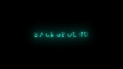 Neon line animation on the " BACKGROUND " text concept Stock Footage 265877338