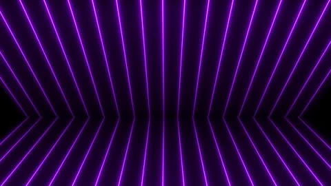 Neon line animation on black background ,glowing neon line. Stock Footage 301043014