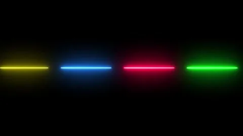 Neon Line Animation, Glowing Light Effect, Futuristic Motion Graphics, Abst.. Stock Footage 310075976