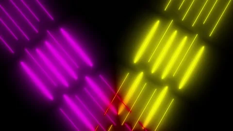 Neon Line Animation, Glowing Light Effect, Futuristic Motion Graphics, Abst.. Stock Footage 310153362