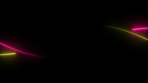 Neon Line Animation, like logo background Stock Footage 312101201