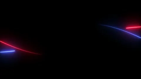 Neon Line Animation, like logo background 4k animated Stock Footage 312101224