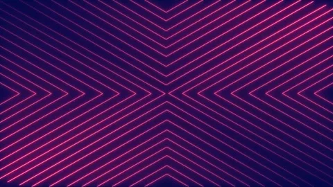 Neon line background animation video with navy blue background.glowing neon.. Stock Footage 301041809