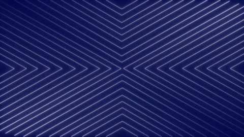 Neon line background animation video with navy blue background.glowing neon.. Stock Footage 301041810