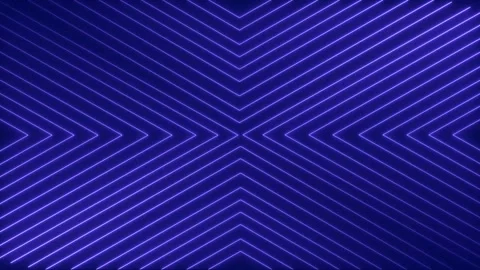 Neon line background animation video with navy blue background.glowing neon.. Stock Footage 301041812