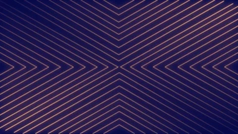 Neon line background animation video with navy blue background.glowing neon.. Stock Footage 301041834