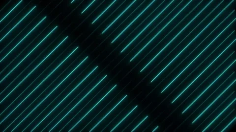 Neon line background video on black background.glowing neon line. Stock Footage 301042850