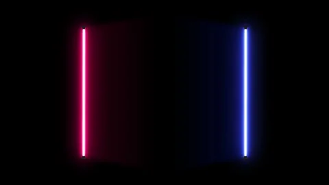 Neon line BB Stockbeeldmateriaal 305524759