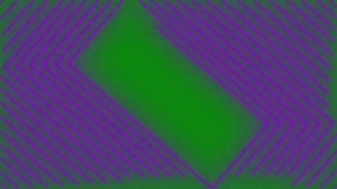 Neon line box 4k animation video with green background Stock Footage 325415910