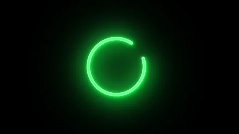 Neon line check mark icon animation on black background 4k video. Stock Footage 289614697