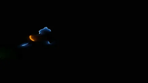Neon line creating glowing Buddha background. Stock Footage 134279809