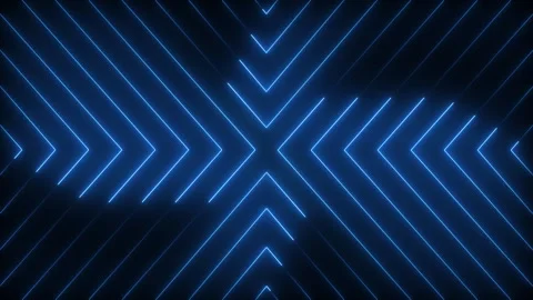 Neon line glowing abstract line seamless moving animation. Neon blue laser .. Stock-Footage 335949477