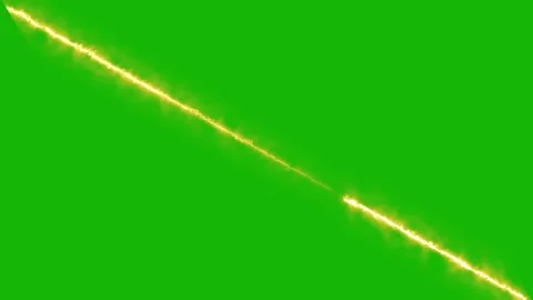 Neon Line Glowing and Moving Side to Side, Realistic Tech Motion Graphics Vídeo Stock 336614503