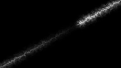 Neon Line Glowing and Moving Side to Side, Realistic Tech Motion Graphics Video stock 336614646