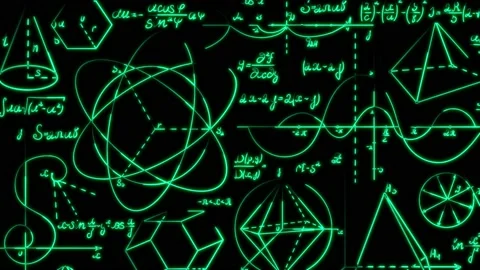 Neon line Square root of x glyph icon isolated on black background. Mathematical Stock Footage 148431604
