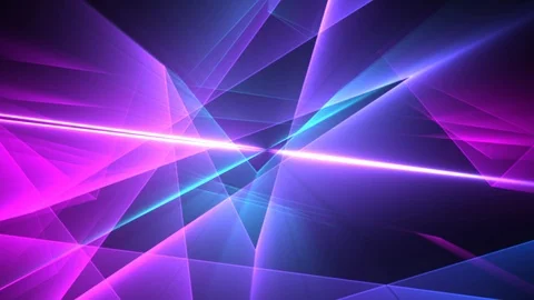 Neon lines 3D animation | Stock Video | Pond5
