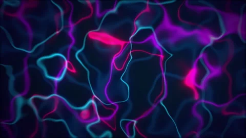Neon Lines Abstract Animation Background Stock Footage 244833648