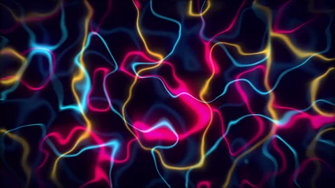 Neon lines abstract background Stock Footage 156533012