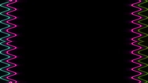 Neon Lines Abstract Background Stock Footage 284404988