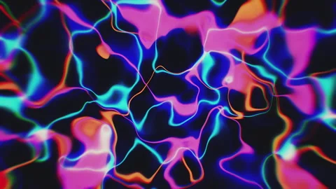 Neon Lines Abstract Background Vj Loop Stockbeeldmateriaal 274396888
