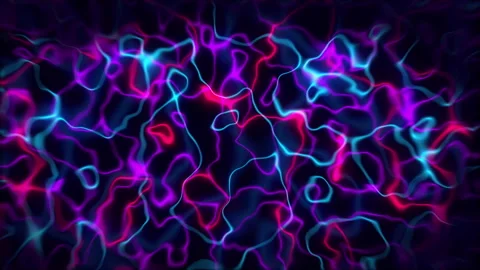 Neon lines abstract looping background Stock Footage 280238727