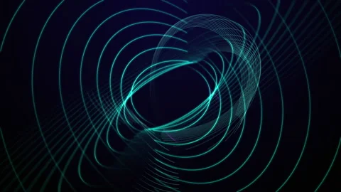 Neon Lines Background loop Stock Footage 141663993