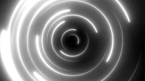 Neon lines black white background Stock Footage 172549795