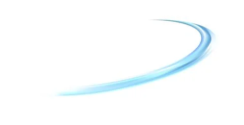 Neon lines of blue speed. Dynamic traces of light movement. Light wave of the Stock Illustration