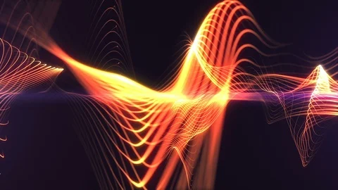 Neon Lines Stock Footage 99134227