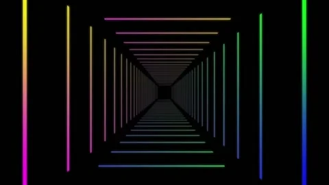 Neon Lines 스톡 동영상 221603964