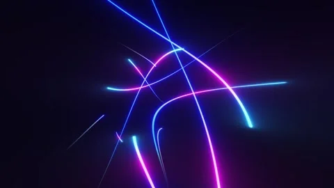 Neon Lines Logo Reveal Stock After Effects