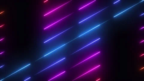 Neon Lines Loop Video stock 169776085