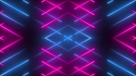 Neon Lines Loop Stock Footage 169776211