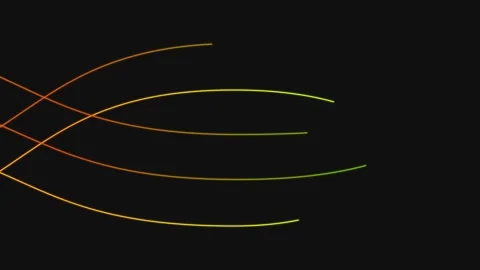 Neon Lines Motion Animation Stock Footage 281332604