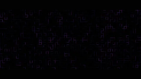 Neon lines in motion digital lines loop animated background Stock Footage 163195930