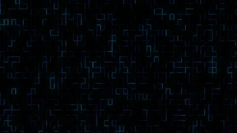 Neon lines in motion digital lines loop animated background Stock Footage 163195931